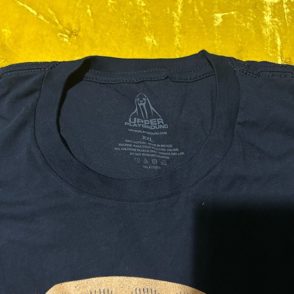 Upper Playground Wisdom Owl Blue Short Sleeve Tee Mens XXL - Picture 3 of 4